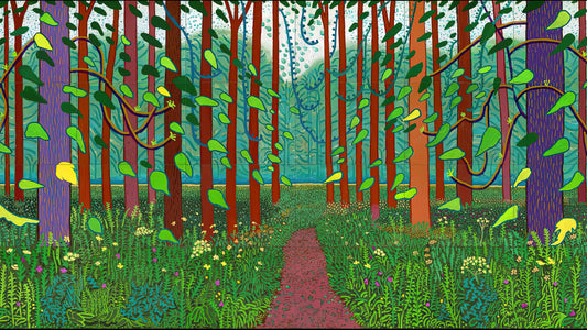 Piccadilly Circus Hockney: David Hockney's Vibrant Vision of London's Iconic Intersection - David Hockney by David Hockney