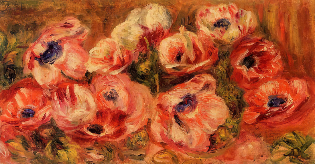 Pierre-Auguste Renoir's La Promenade: A Masterpiece of Impressionist Joy - Anemones by Pierre-Auguste Renoir