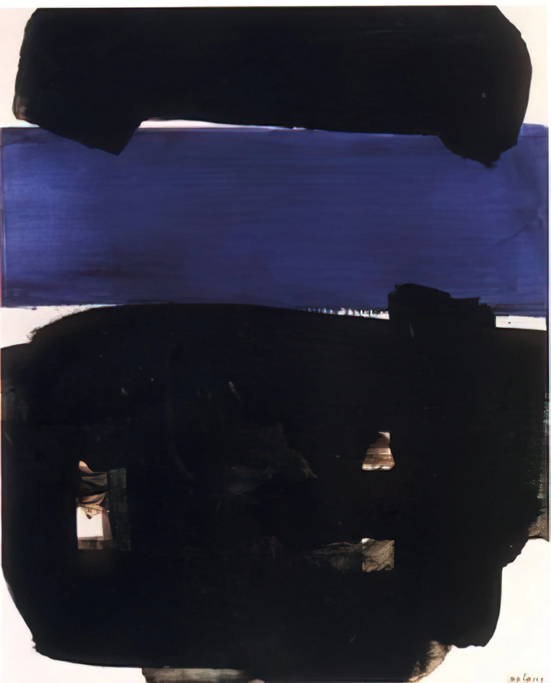 Pierre Soulages: The Master of Black Light and France's Living Legend of Abstraction - Peinture 23 Mai 1969 - 1969 by Pierre Soulages