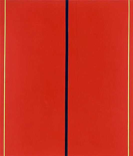 Piet Mondrian, Barnett Newman, Dan Flavin: The Evolution of Geometric Abstraction in Modern Art - Who's Afraid of Red, Yellow and Blue II by Barnett Newman