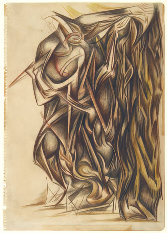 Pollock Prints on Canvas: A Collector's Guide to Jackson Pollock's Abstract Expressionism - UNTITLED 1941 by Jackson Pollock