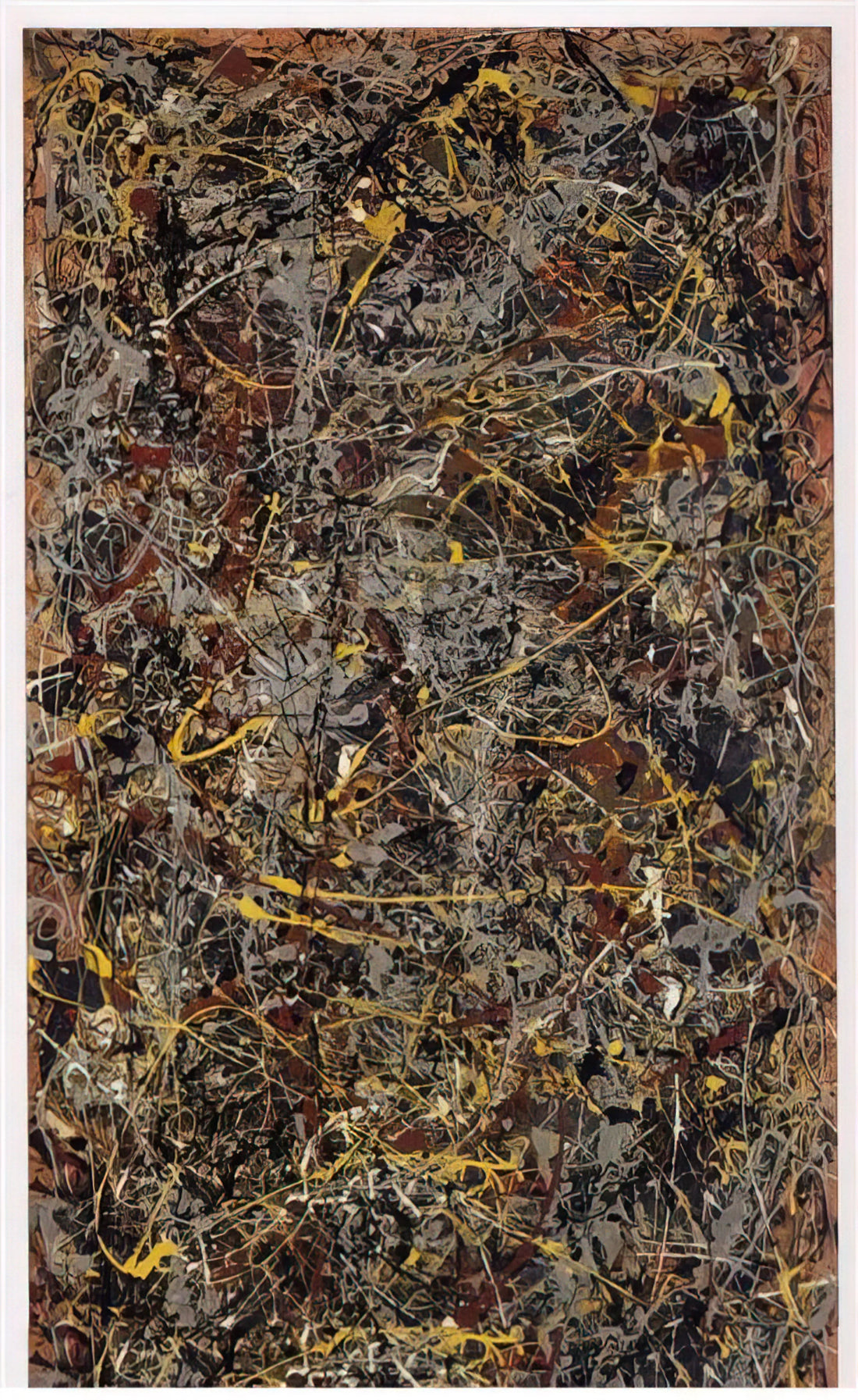Pollock Replica Canvas: The Art of Authentic Reproduction in Abstract Expressionism - NUMBER 5 1948 1 by Jackson Pollock