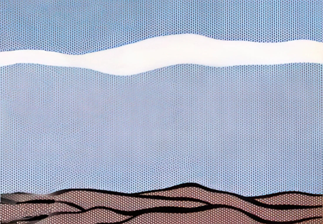 Pop Art Poster Roy Lichtenstein: A Definitive Guide to the Iconic Artist's Graphic Legacy - LANDSCAPE 1964 by Roy Lichtenstein