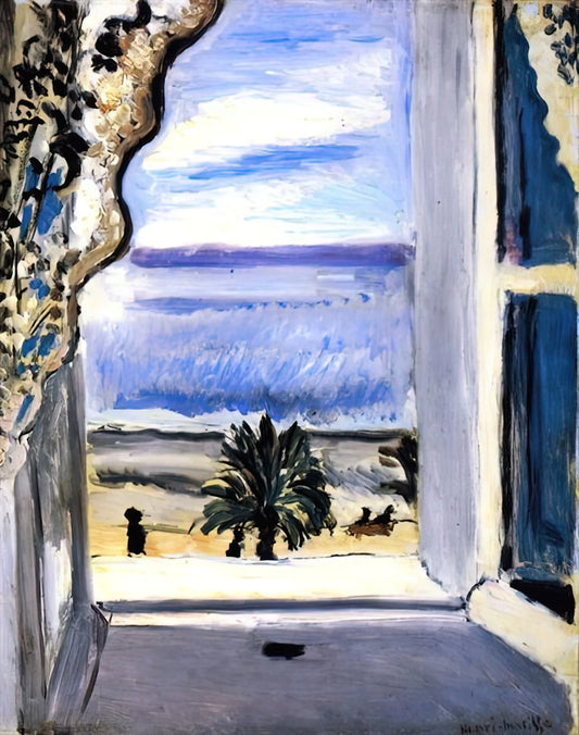 Portrait of Madame Matisse 1913: A Masterpiece of Fauvist Expression and Artistic Evolution - THE OPEN WINDOW 1918 by Henri Matisse