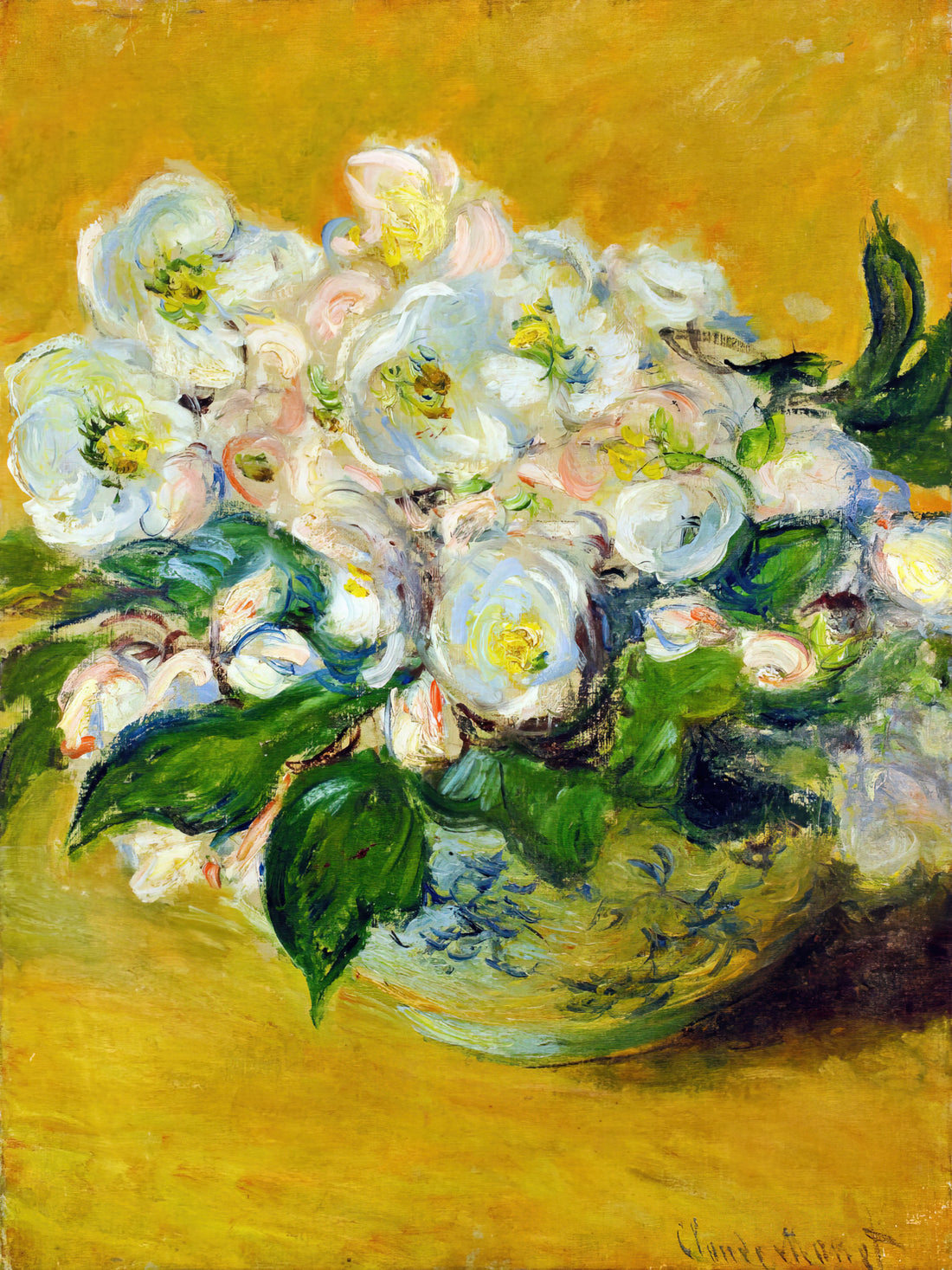 Posters of Monet Paintings: A Guide to Impressionist Masterpieces for Your Home - Christmas Roses by claude monet