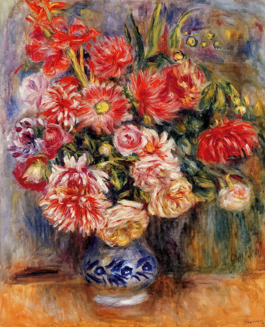 Prints of Renoir Paintings: Bringing Impressionist Joy to Your Home - Bouquet by Pierre-Auguste Renoir