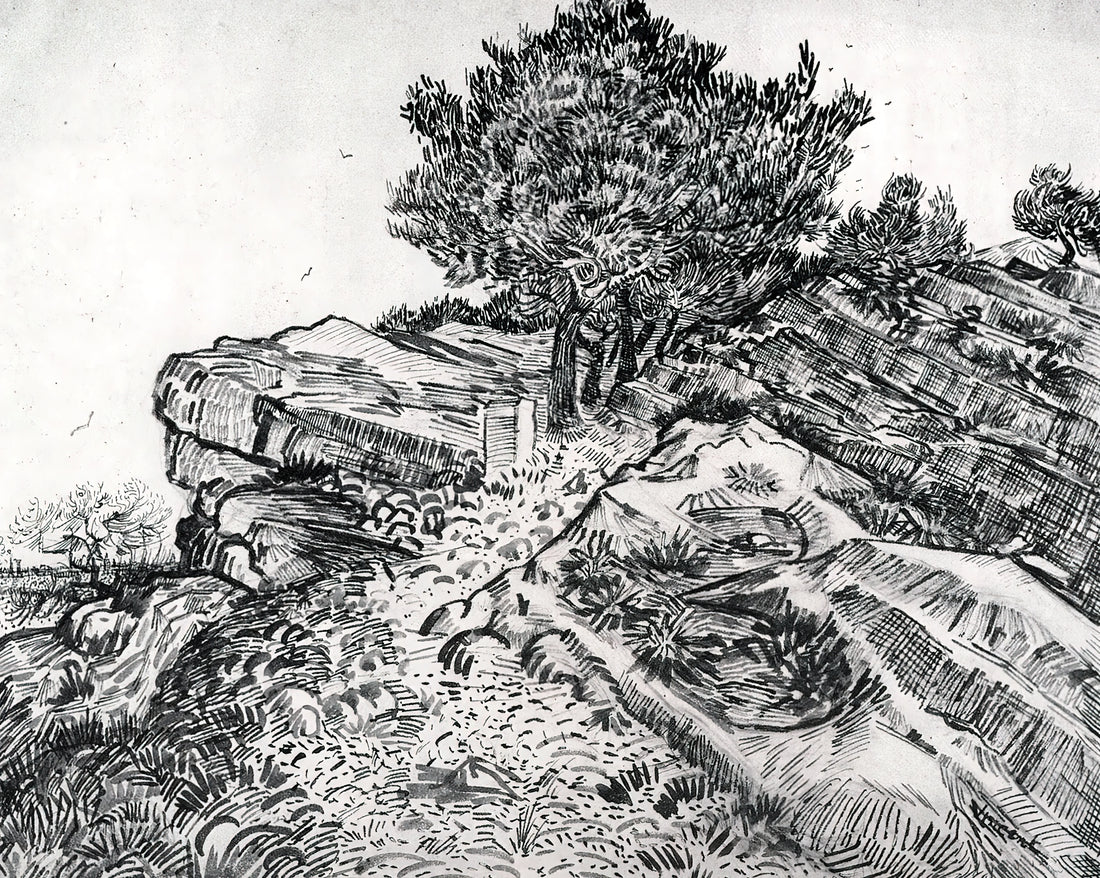 Prints of Van Gogh: A Collector's Guide to Museum-Quality Reproductions - Montmajour by Vincent van Gogh