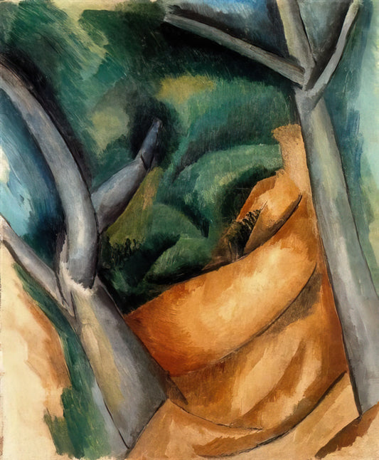 Raoul Dufy Lithograph: A Guide to the Artist's Graphic Mastery and Collecting - TREES AT ESTAQUE 1908 by Raoul Dufy