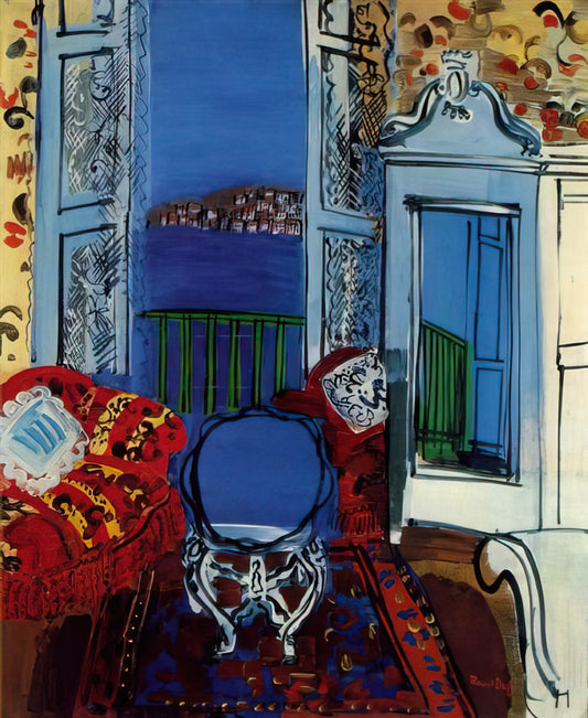 Raoul Dufy (1877-1953): The Joyful Visionary of Modern French Art - OPEN WINDOW 1928 by Raoul Dufy