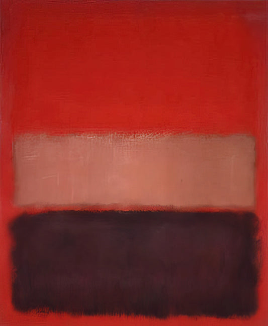 Red by John Logan: Exploring the Artistic Soul of Mark Rothko Through Drama - No. 46 Black, Ochre, Red Over Red - 1957 by Mark Rothko