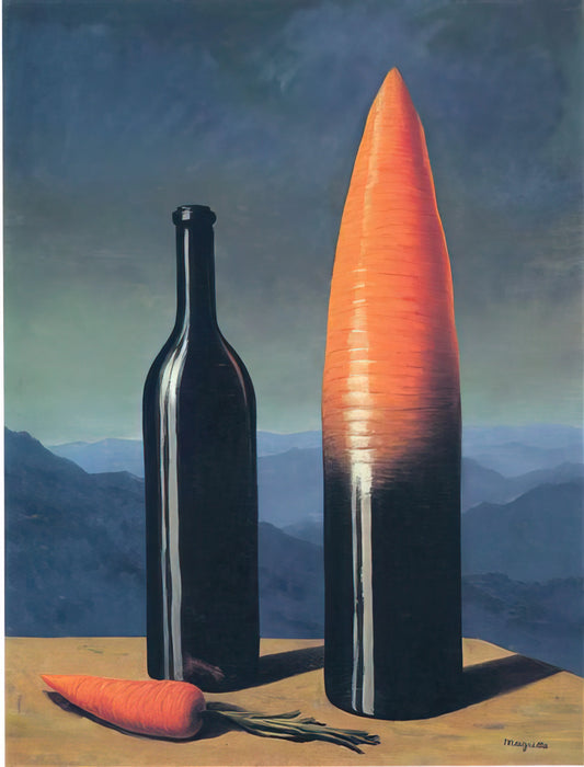 Rene Magritte Lovers Print: A Collector's Guide to Surrealist Masterpieces - THE EXPLANATION 1952 by Rene Magritte