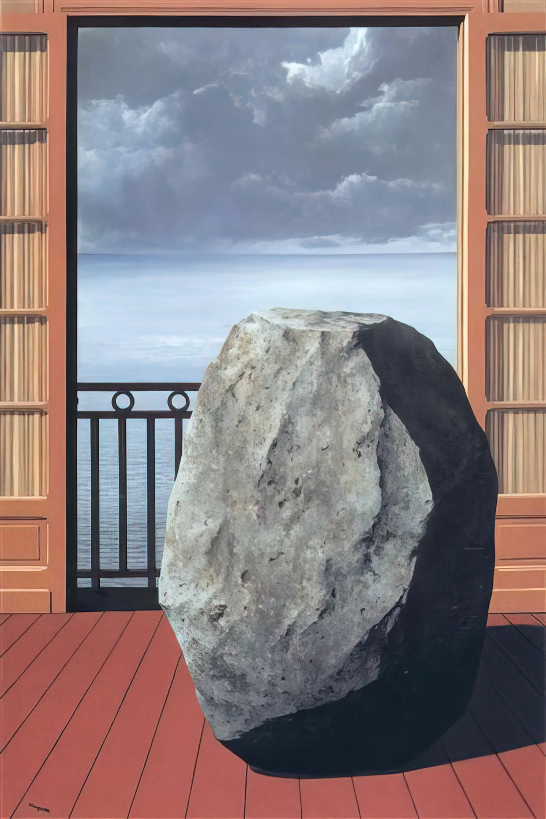 René Magritte Paintings in Museums: A Curator's Guide to the Surrealist Master's Legacy - INVISIBLE WORLD 1954 by Rene Magritte