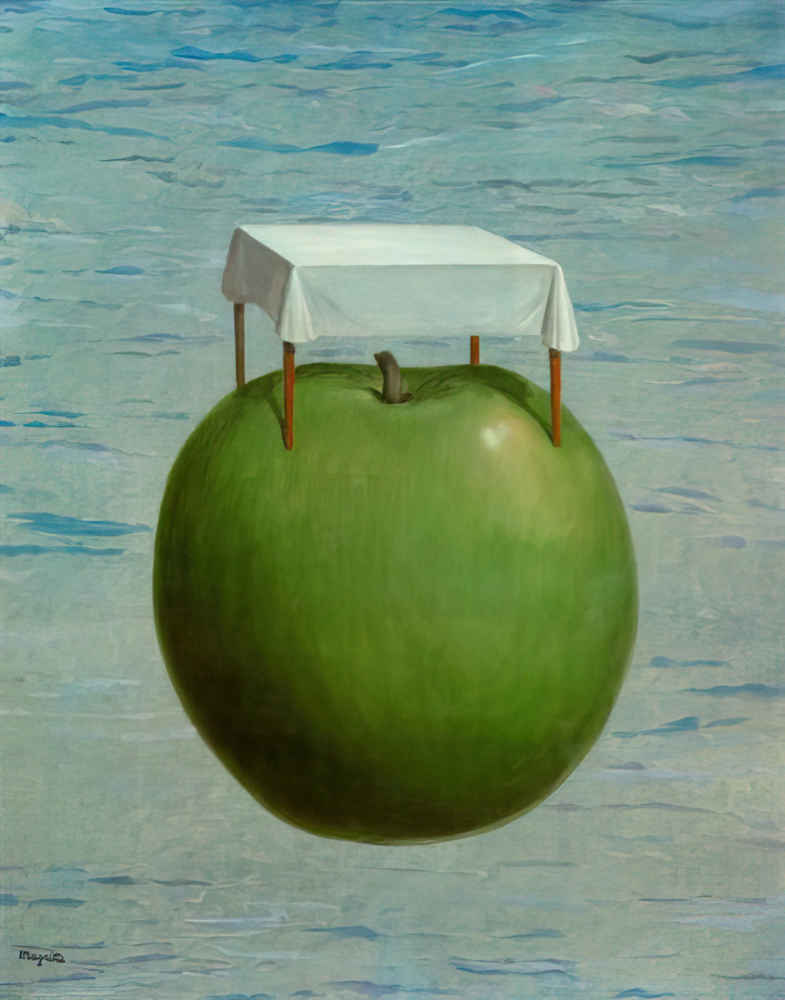 René Magritte Poster: Surrealist Masterpieces for Your Collection - FINE REALITIES 1964 by Rene Magritte