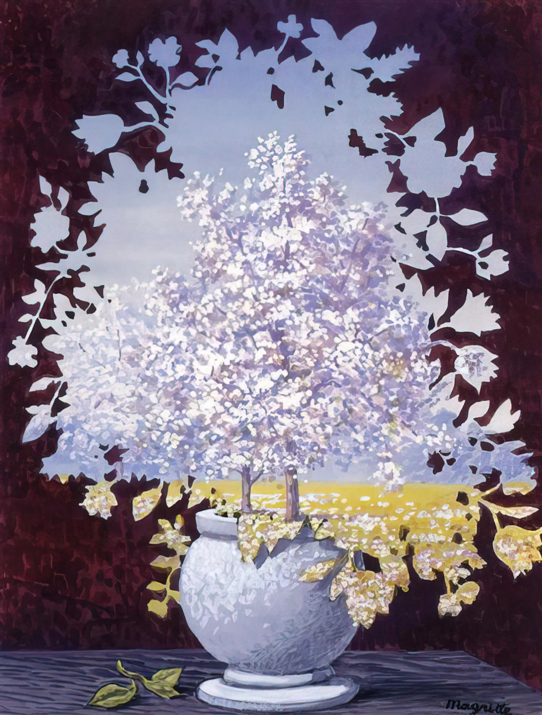 René Magritte Reproduction: A Curator's Guide to Authentic Surrealist Prints - THE FLASH 1959 by Rene Magritte