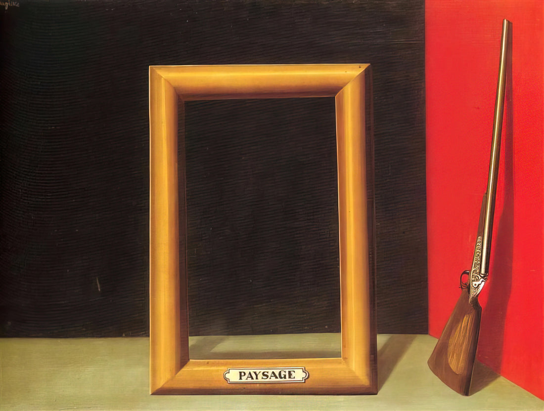 René Magritte at Christie's: The Surrealist Master's Auction Legacy and Collecting Insights - THE DELIGHTS OF LANDSCAPE 1928 by Rene Magritte