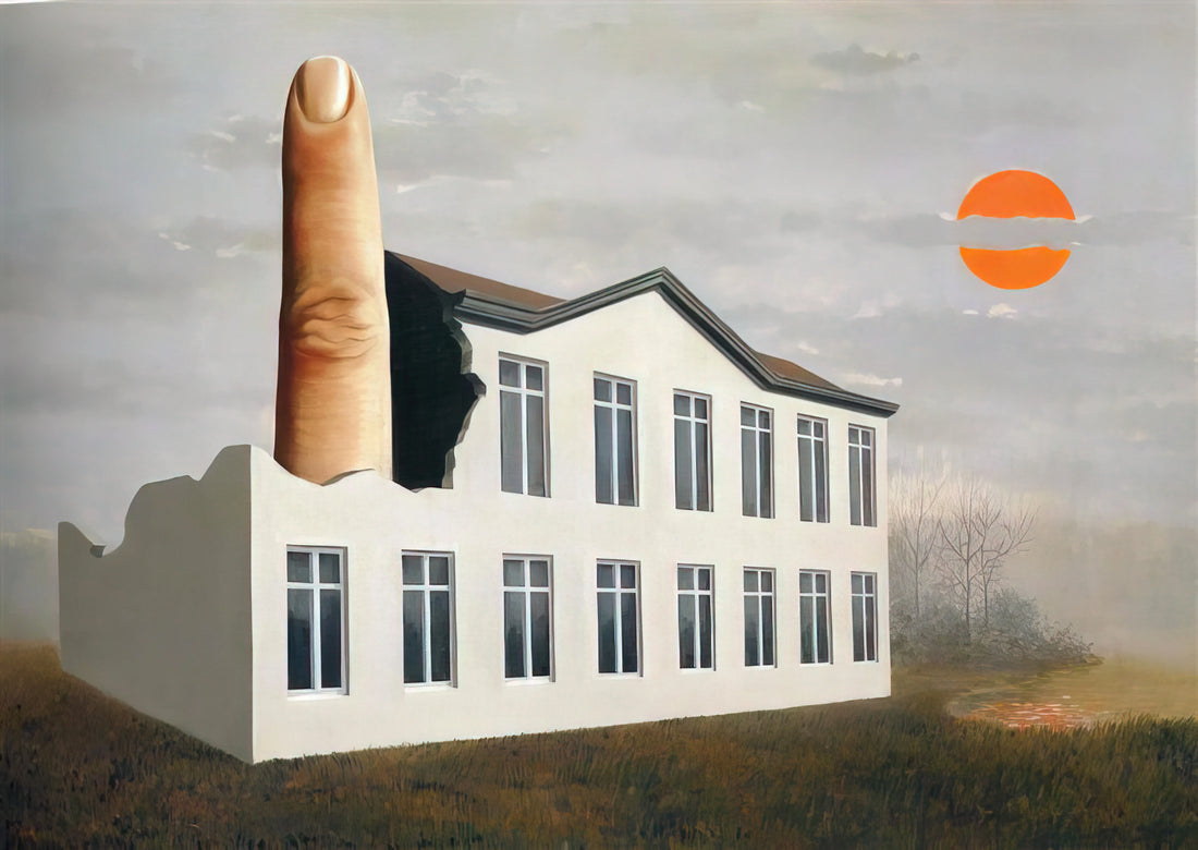 René Magritte at SFMOMA: A Curator's Guide to Surrealist Mastery and Collecting - THE REVEALING OF THE PRESENT 1936 by Rene Magritte