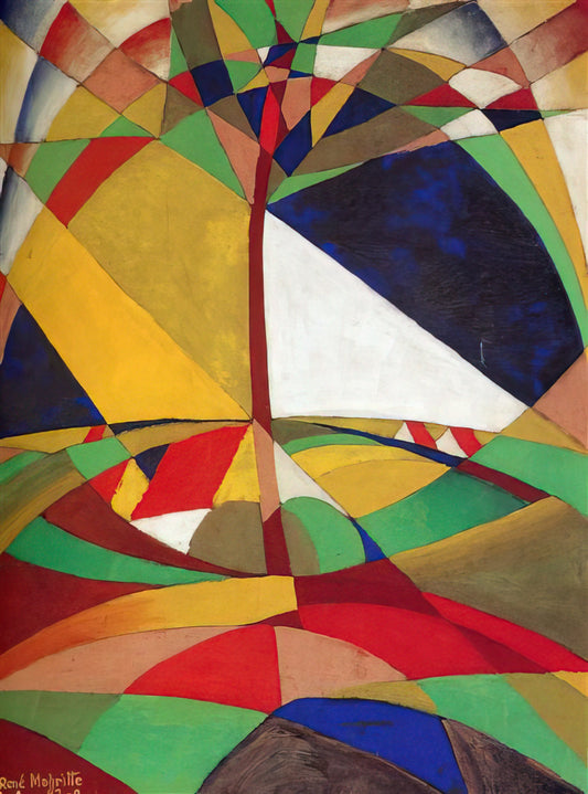 Rene Magritte for Sale: A Curator's Guide to Acquiring Museum-Quality Prints - LANDSCAPE 1920 by Rene Magritte