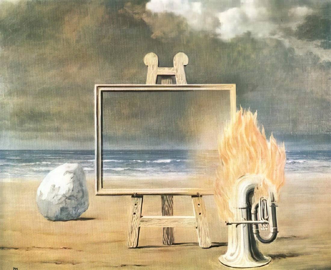 René Magritte's Sixteenth of September: Decoding the Surrealist Masterpiece - THE FAIR CAPTIVE 1947 by Rene Magritte