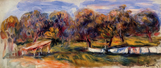 Renoir Reproductions: Capturing the Essence of Impressionist Mastery - Landscape with Orchard by Pierre-Auguste Renoir