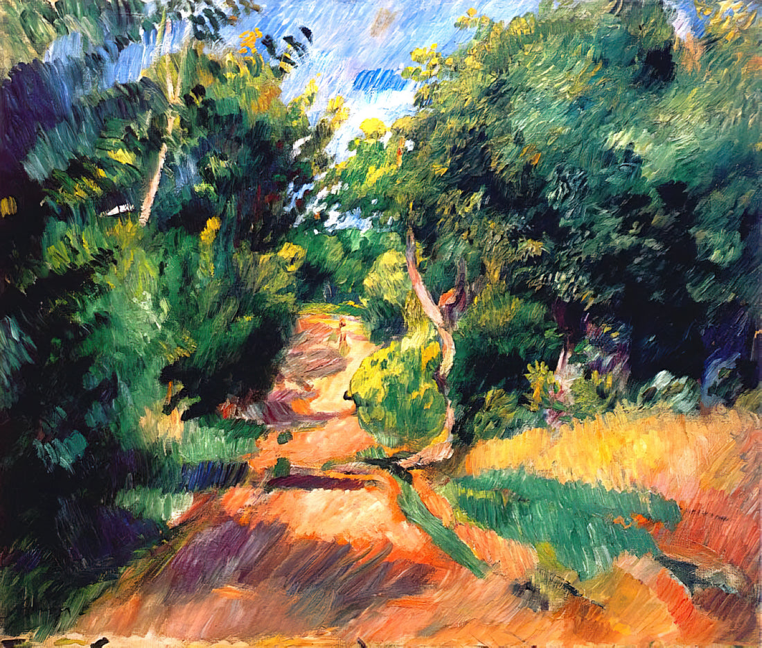 Renoir Stretched Canvas: A Curator's Guide to Museum-Quality Impressionist Prints - Landscape Near Varengeville by Pierre-Auguste Renoir