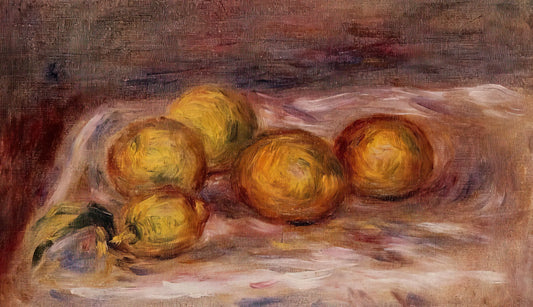 Renoir's Umbrella: A Masterpiece of Impressionist Light and Life - Lemons by Pierre-Auguste Renoir