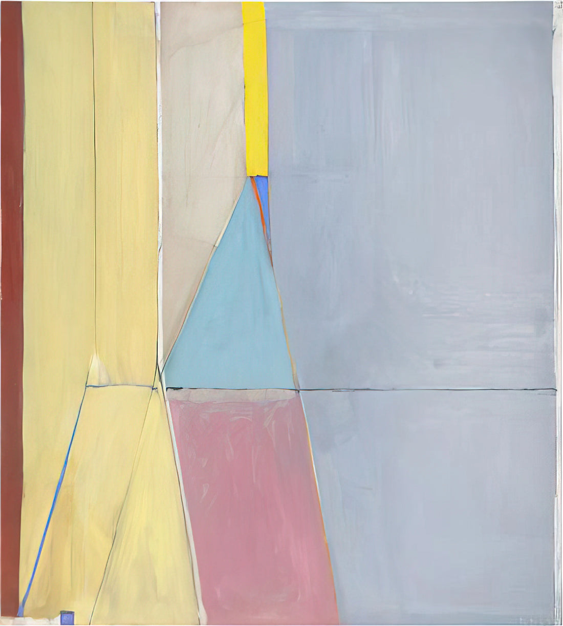 Richard Diebenkorn: El Pintor que Transformó el Arte Abstracto y Figurativo - Ocean Park #21 by Richard Diebenkorn
