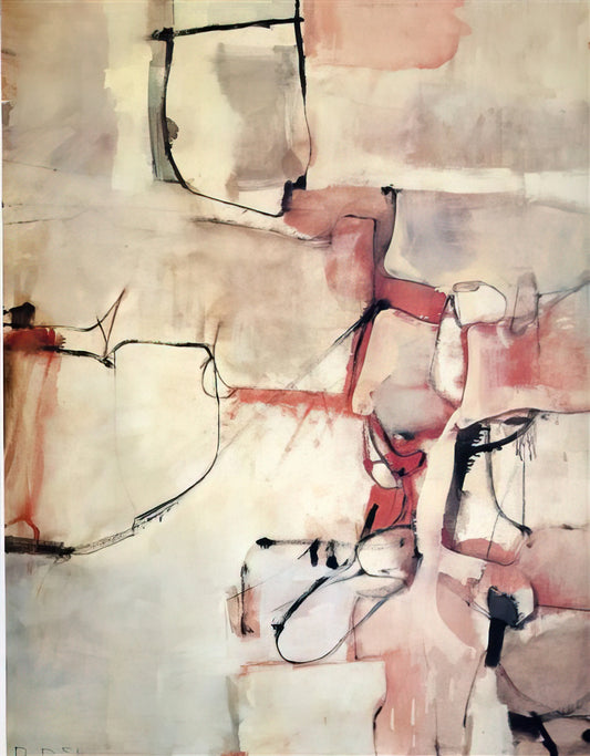 Richard Diebenkorn's Figurative Period: The Human Form as Architectural Landscape - Albuquerque #3 by Richard Diebenkorn