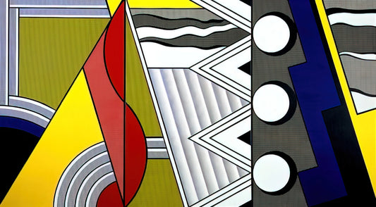 Richard Lichtenstein Artist: The Pop Art Pioneer Who Transformed American Visual Culture - MODERN PAINTING WITH CLEF 1967 by Roy Lichtenstein
