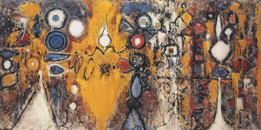 Richard Pousette-Dart Brushed Aluminum Prints: A Collector's Guide to Abstract Expressionist Masterpieces - Number 1 - 1951 by Richard Pousette-Dart