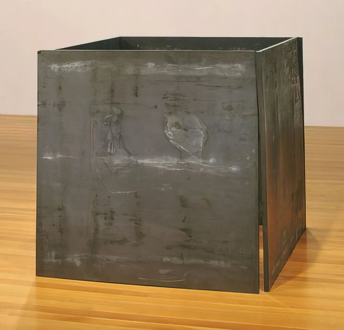Richard Serra's Torqued Ellipse: The Monumental Sculpture That Redefined Space - ONE TON PROP HOUSE OF CARDS 1969 by Richard Serra