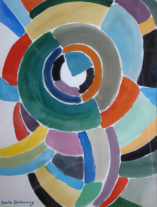 Robert Delaunay Posters: Capturing Orphism's Vibrant Energy in Modern Art Prints - ORFIZME by Sonia Delaunay