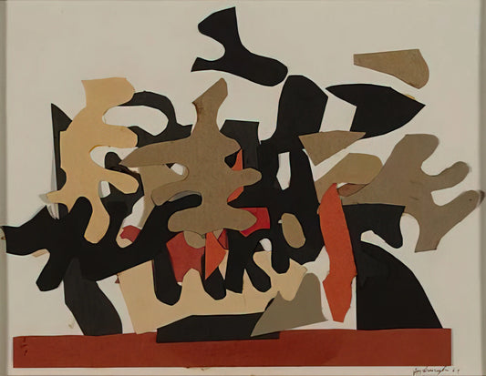 Robert Goodnough Prints: The Abstract Expressionist's Legacy in Modern Art Collections - Red Boat - 1964 by Robert Goodnough