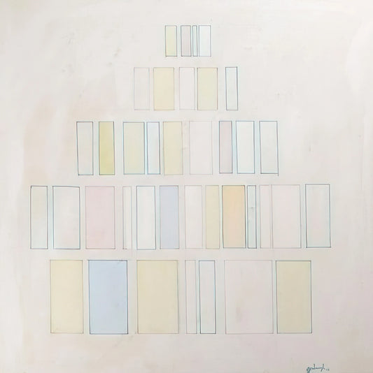 Robert Goodnough: The Abstract Expressionist Pioneer You Need to Know - Red and Green with Pale Colors - 1966 by Robert Goodnough