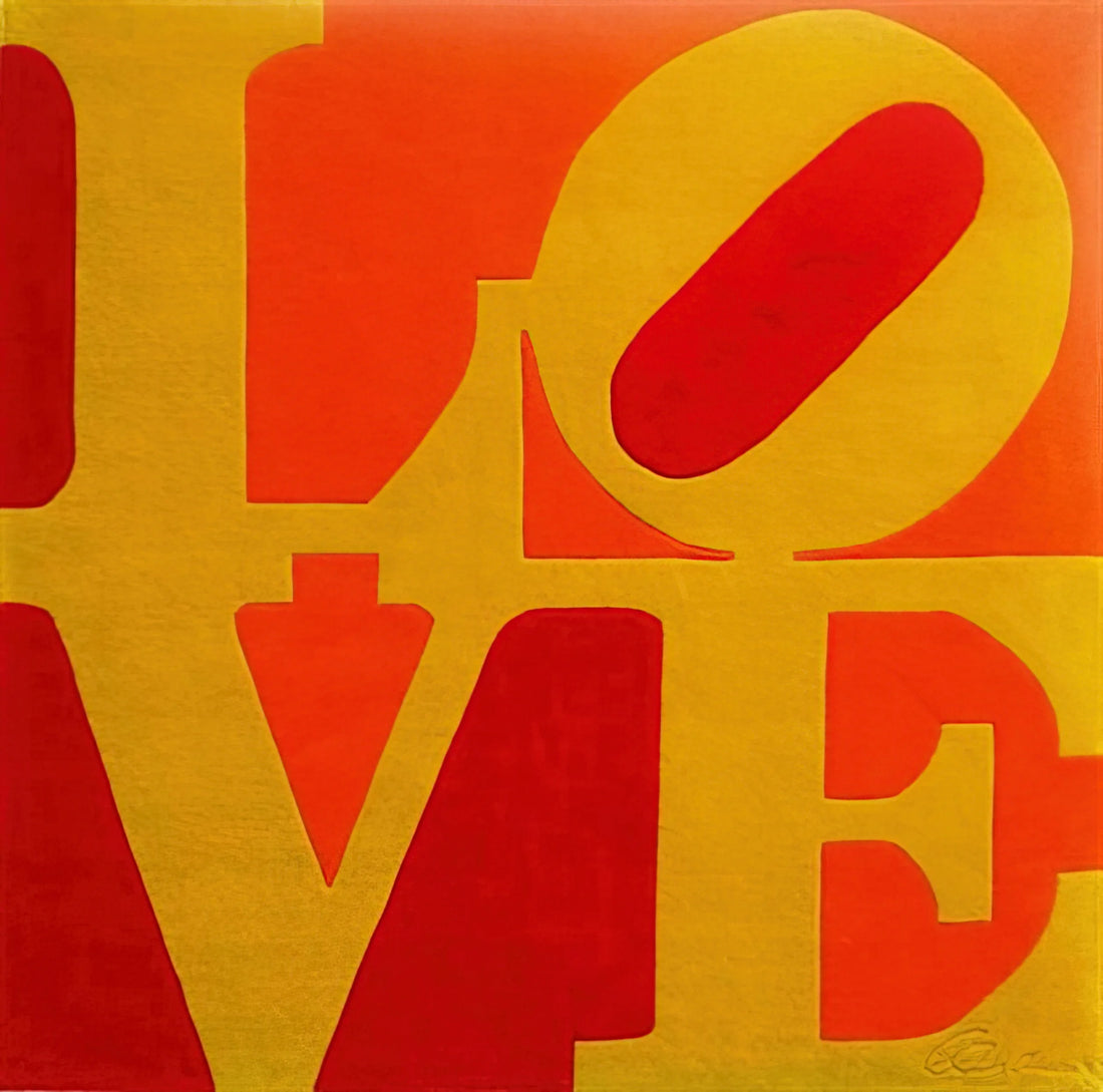 Robert Indiana Painting: The Pop Art Icon's Bold Visual Language - Chosen Love by Robert Indiana