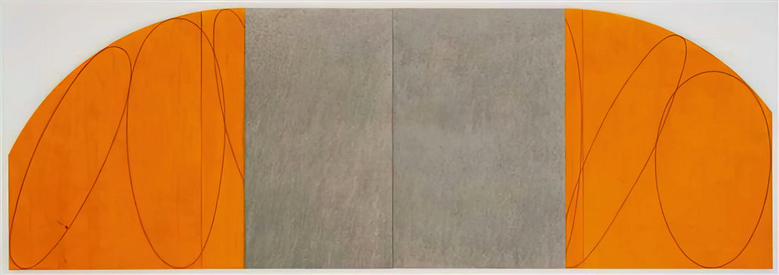 Robert Mangold Prints: A Guide to the Minimalist Master's Graphic Works - CURVED PLANE FIGURE VIII 1995 by Robert Mangold