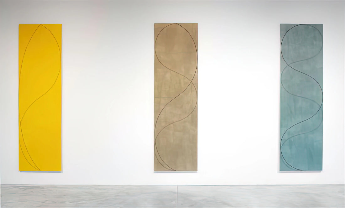 Robert Mangold: The Minimalist Master of Geometric Abstraction - COLUMN PAINTINGS 2004 by Robert Mangold