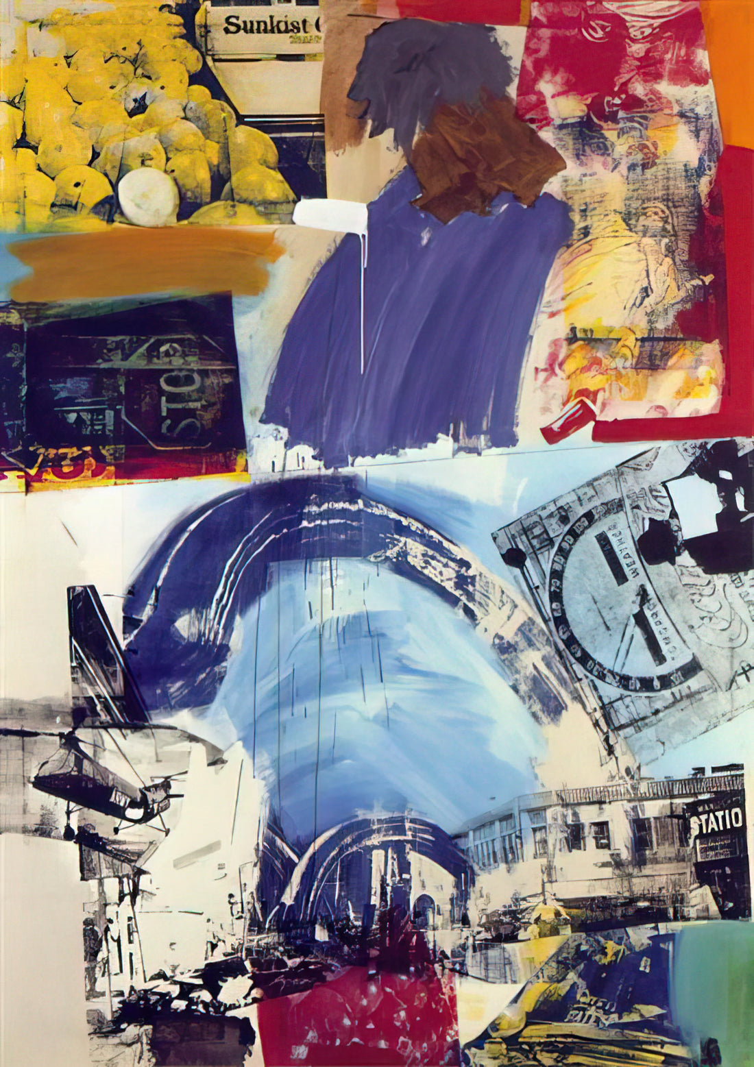 Robert Rauschenberg Price Guide: Understanding the Market for His Art Prints - HARBOR by Robert Rauschenberg