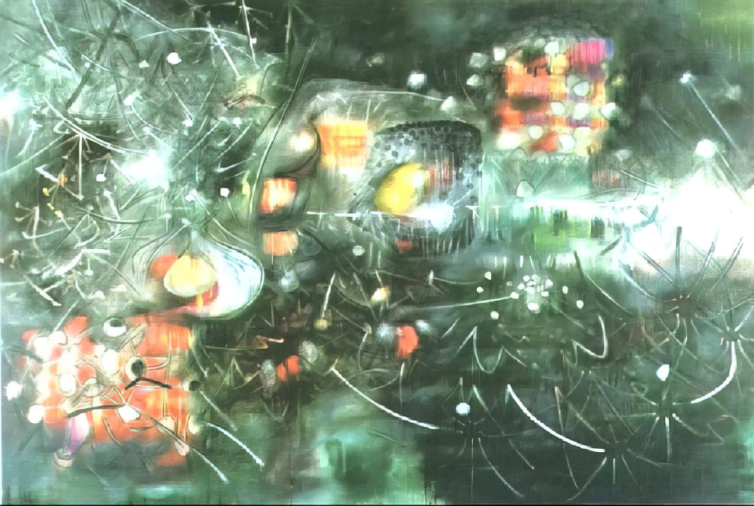 Roberto Sebastián Matta Echaurren: The Visionary Surrealist Who Redefined Cosmic Consciousness - TO GIVE PAINLESS LIGHT 1955 by Roberto Matta