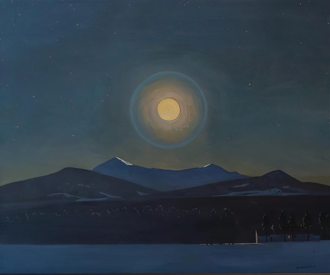 Rockwell Kent Acrylic Print: A Collector's Guide to His Enduring Legacy - Moonlight, Winter by Rockwell Kent