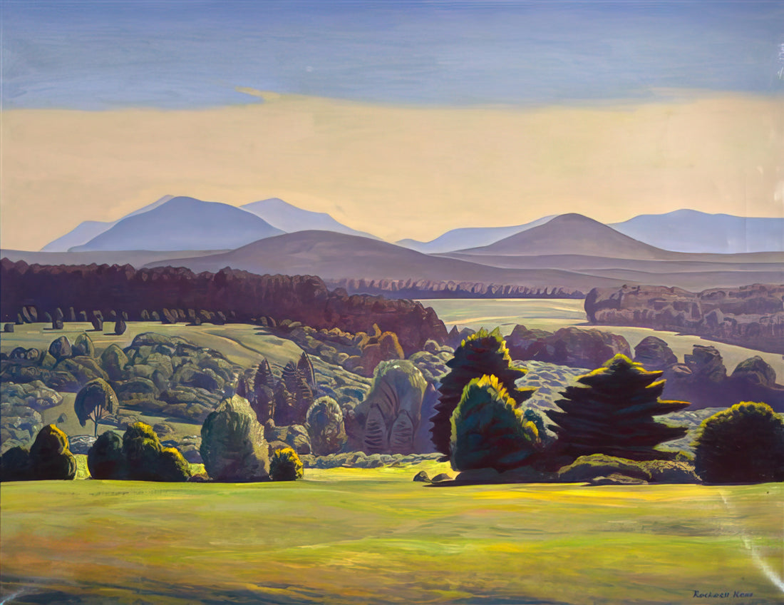 Rockwell Kent Lithographs: The Definitive Collector's Guide to His Graphic Masterpieces - Summer Day. Asgaard by Rockwell Kent