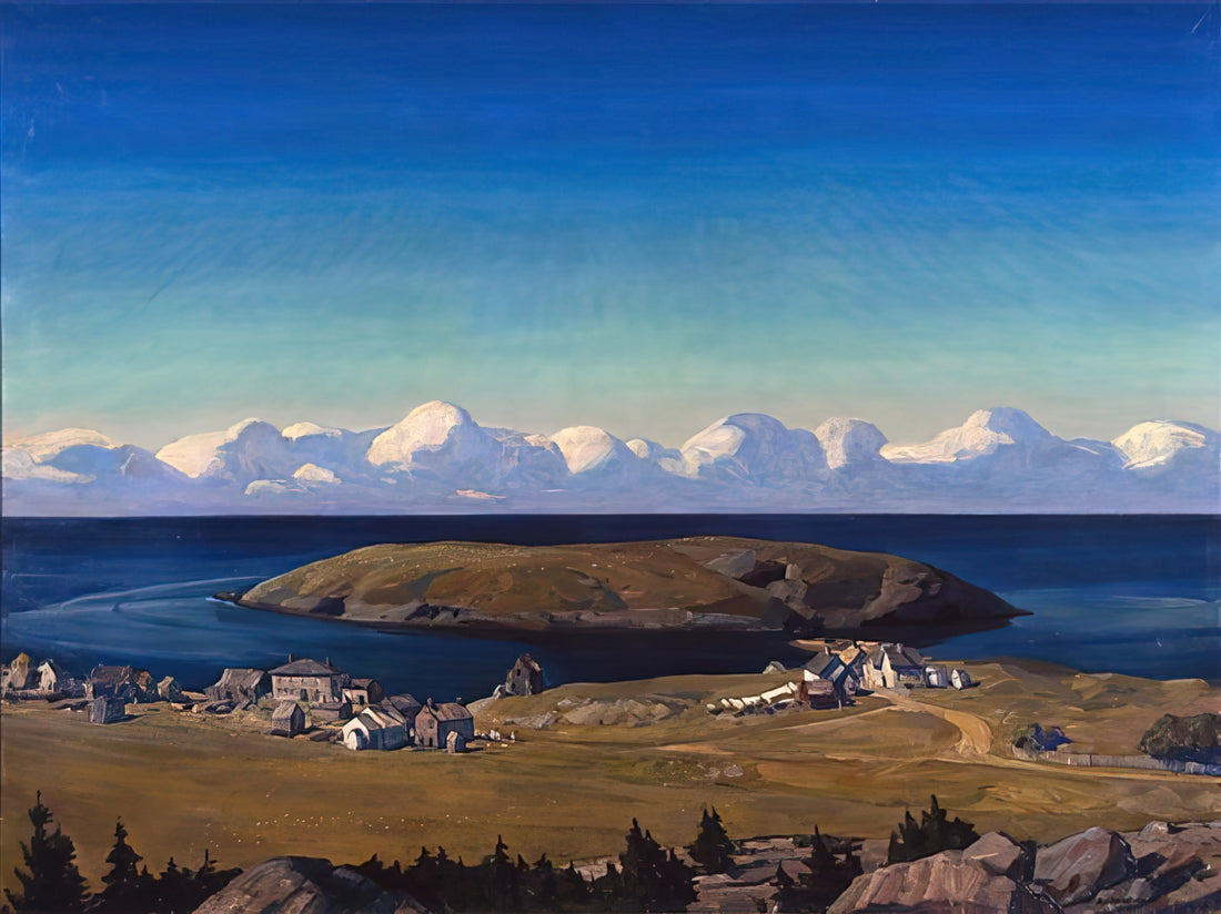 Rockwell Kent Posters: The Definitive Guide to the Artist's Iconic Graphic Works - Island Village, Coast of Maine by Rockwell Kent