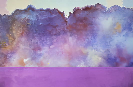 Ronnie Landfield: The Lyrical Abstractionist Redefining Color and Space - Diamond Lake - 1969 by Ronnie Landfield