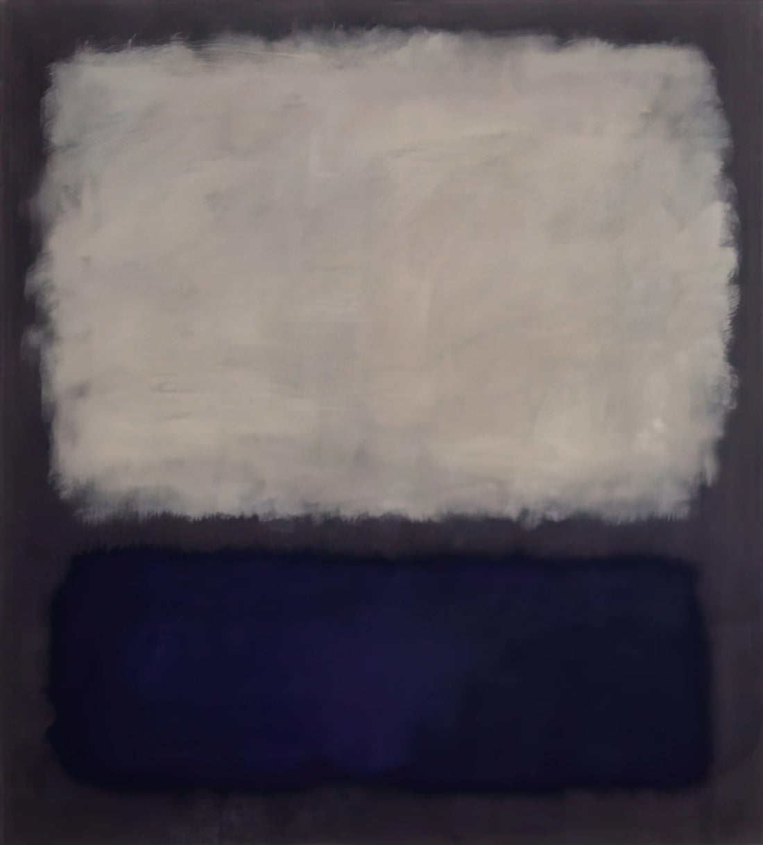Rothko Untitled 1953: A Portal to the Sublime in Abstract Expressionism - Blue and gray - 1962 by Mark Rothko