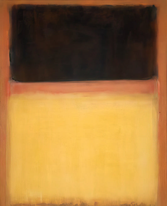 Rothko and Matisse: A Dialogue of Color, Form, and Emotional Depth in Modern Art - No.9 Dark over Light Earth - 1954 by Mark Rothko