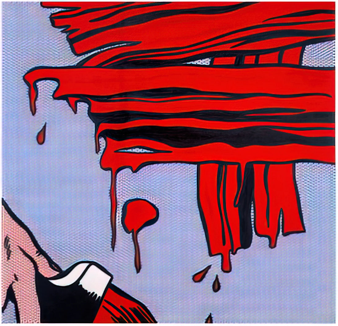 Roy Lichtenstein Art KS2: A Guide to Pop Art for Young Learners - BRUSHSTROKES 1965 by Roy Lichtenstein