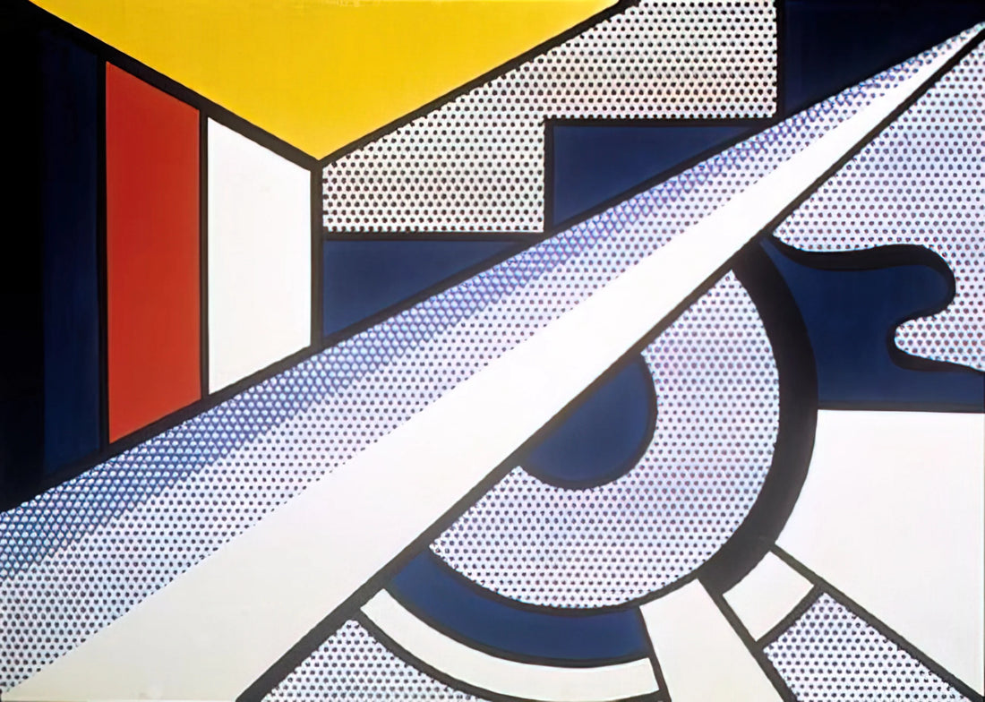Roy Lichtenstein Drawings and Prints: A Definitive Guide to the Pop Art Icon's Graphic Genius - MODERN PAINTING WITH WEDGE 1967 by Roy Lichtenstein
