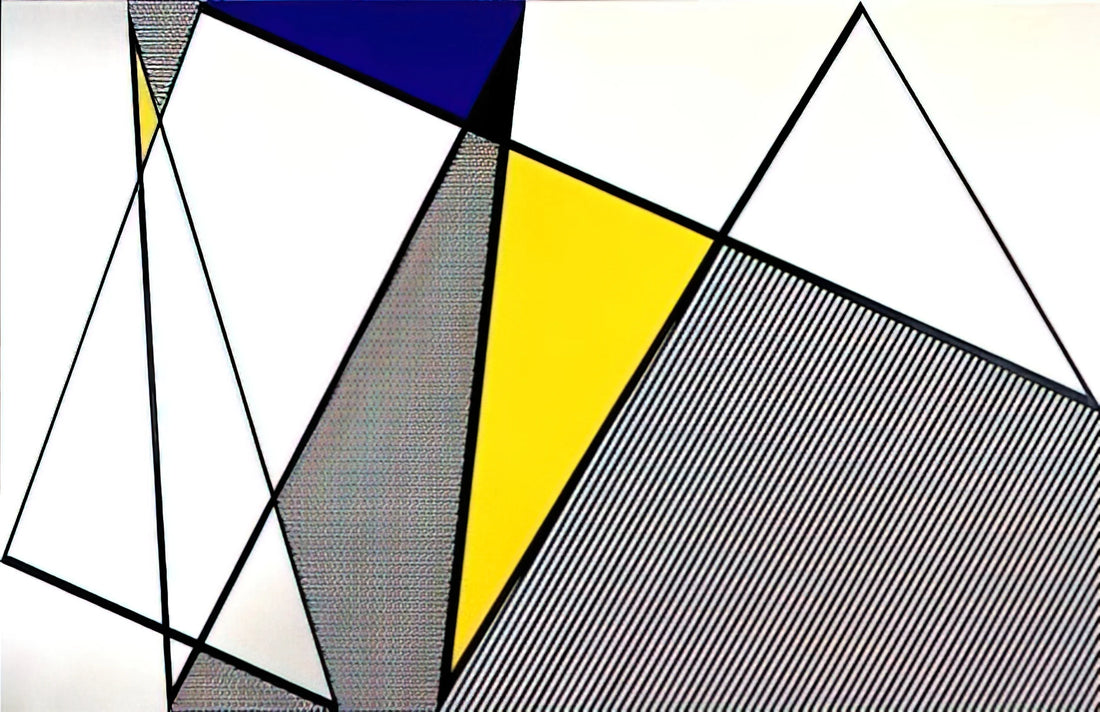 Roy Lichtenstein Pop Art Prints: A Collector's Guide to Iconic Works - PERFECT PAINTING 1 1985 by Roy Lichtenstein