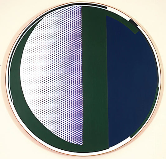 Roy Lichtenstein and Piet Mondrian: Pop Art Meets Geometric Abstraction - MIRROR 1972 by Roy Lichtenstein