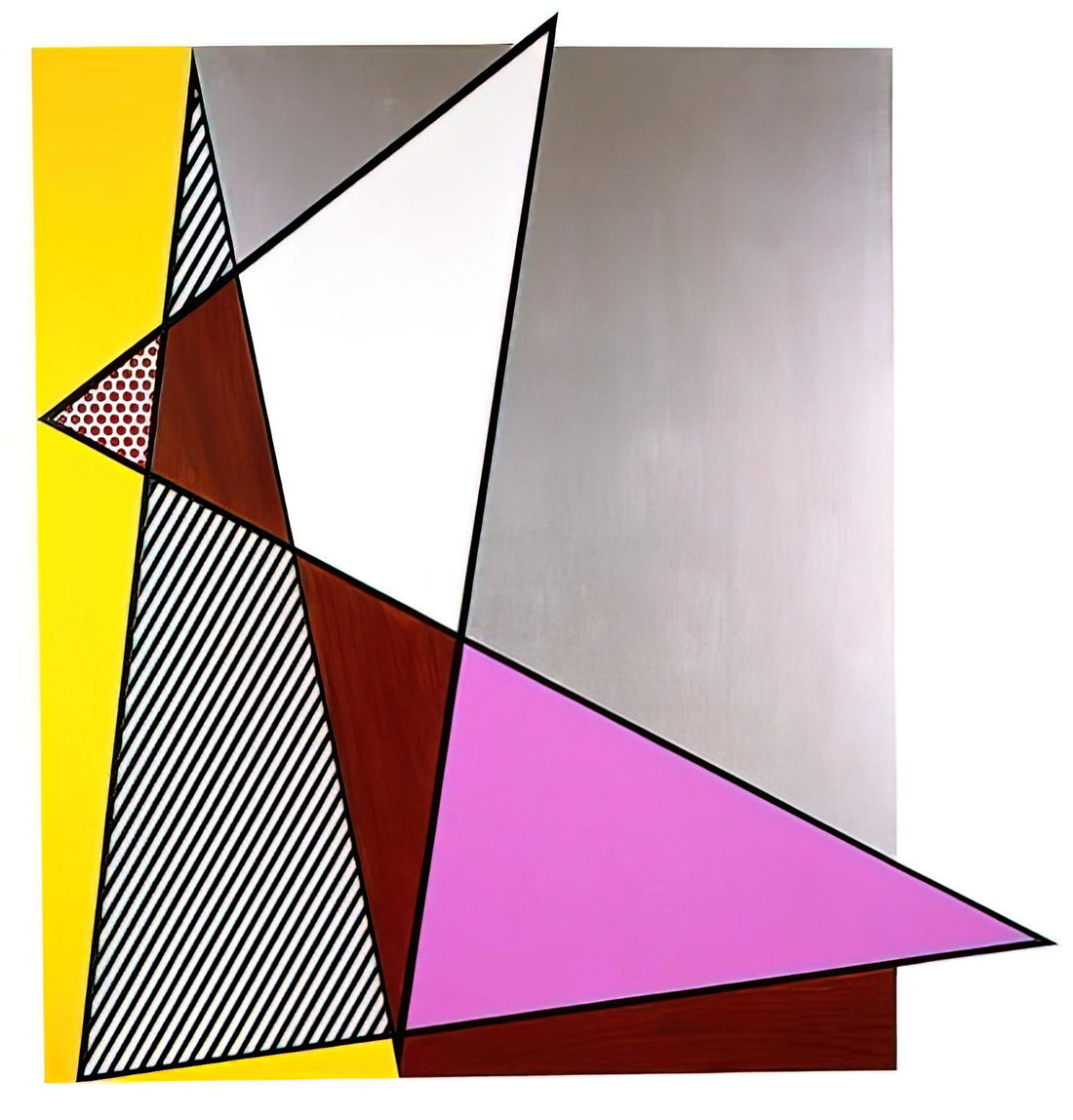Roy Lichtenstein at Tate Modern: A Pop Art Icon's Legacy in London - IMPERFECT PAINTING 1986 by Roy Lichtenstein
