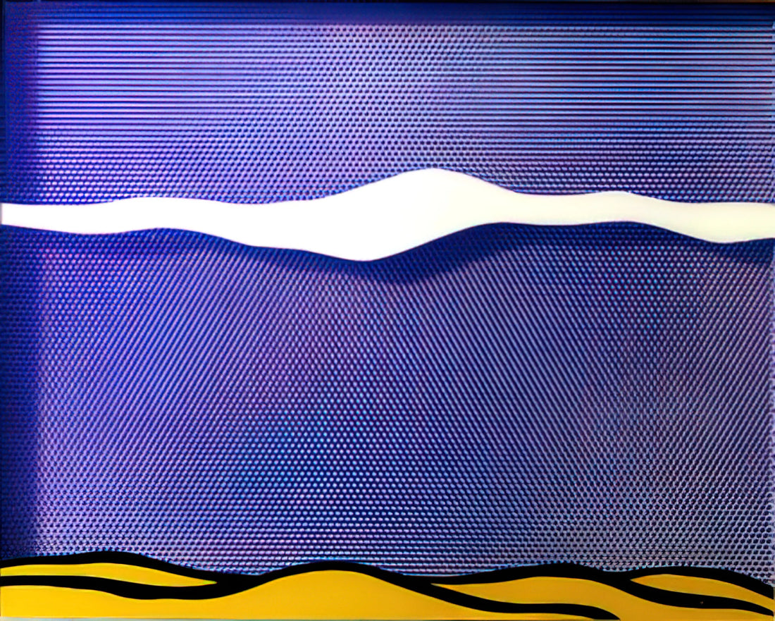 Roy Lichtenstein: That's the Way It Should Have Begun - The Pop Art Revolution - ARCTIC LANDSCAPE 1964 by Roy Lichtenstein